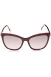 Carolina Herrera Her 0188/S 55/19/145 Womens Sunglasses, C8C/M2 Burgundy Red, 55 Unisex