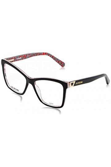Love Moschino Mol586 Lunettes de Soleil, Noir, 54 Femme