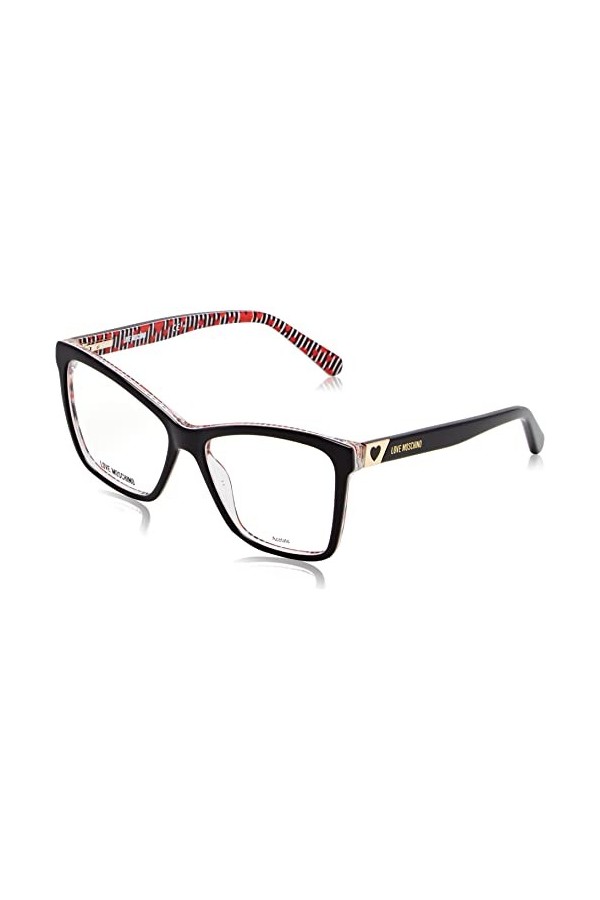 Love Moschino Mol586 Lunettes de Soleil, Noir, 54 Femme