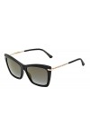 Jimmy Choo Lunettes de Soleil SADY/S Black/Grey Shaded 56/16/145 femme