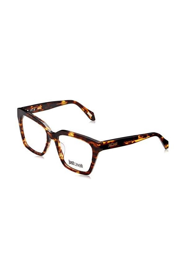 Just Cavalli Vjc002 Lunettes de Soleil, Shiny Brown/Yellow Havana, 52 Femme