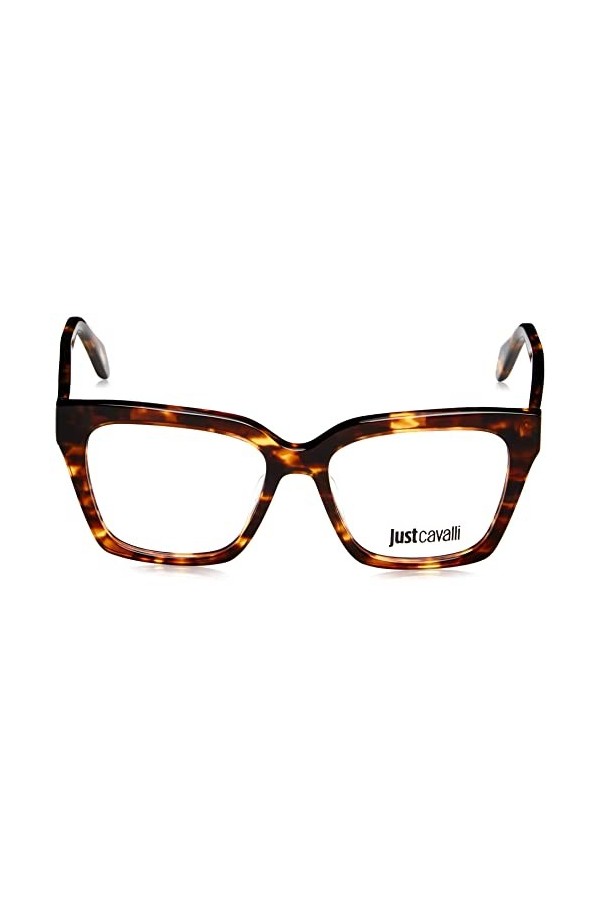 Just Cavalli Vjc002 Lunettes de Soleil, Shiny Brown/Yellow Havana, 52 Femme