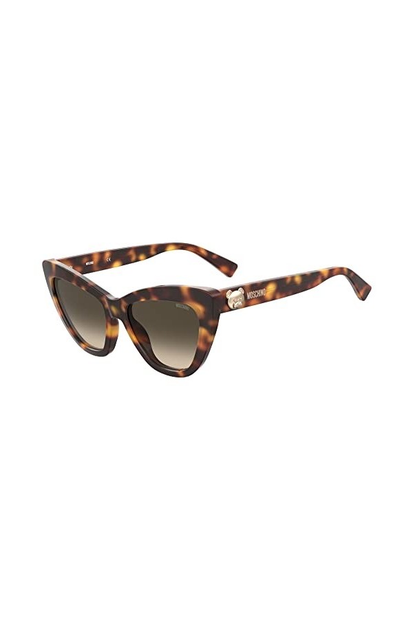 MOSCHINO Lunettes de Soleil MOS122/S Havana/Brown Shaded 54/17/140 femme