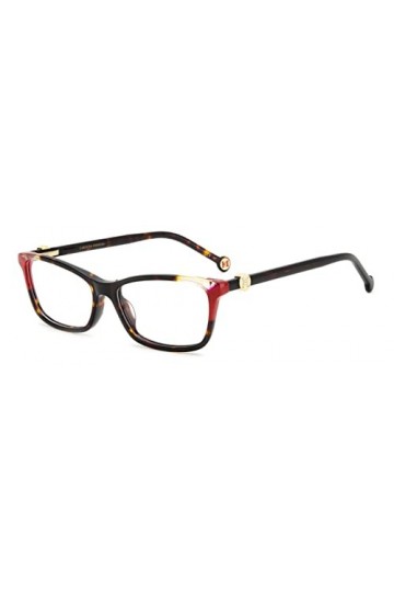 Carolina Herrera Her 0114 Sunglasses, O63/15 Havana Red, 54 Unisex