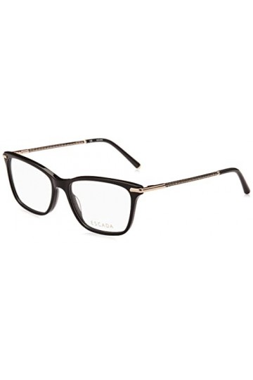 Escada Vesd62 Lunettes de Soleil, Noir Brillant, 54 Femme