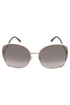Jimmy Choo Tinka/g/SK Sunglasses, Rose Gold, 61 Unisex