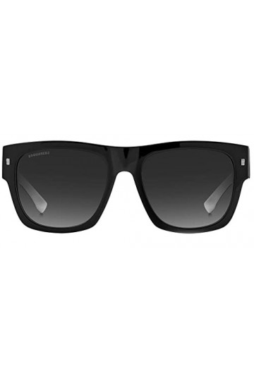 Dsquared Icon 0003/s Sunglasses, 80S/9O Black White, 56 Unisex