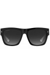 Dsquared Icon 0003/s Sunglasses, 80S/9O Black White, 56 Unisex