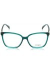 TOUS Eyeglass Frame Vtob97 Top+White+Green+Shiny 56/15/140 Femme Lunettes de Soleil, Dessus Vert+Blanc+Vert + Brillant Transp