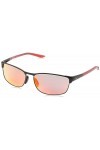 Nike Sun Sunglasses, 010 Satin Black Red mirro, 58 Unisex
