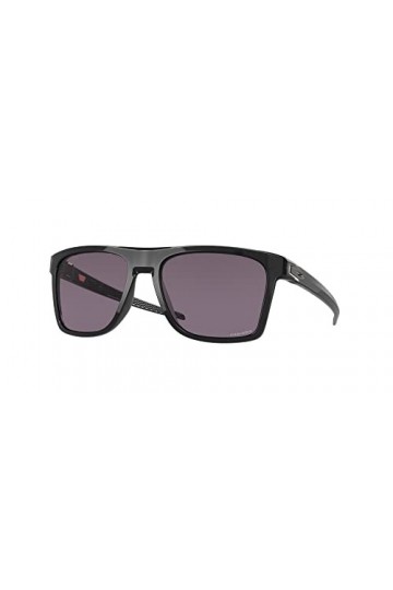 Oakley Lunettes de soleil Oo9100 Leffingwell pour homme, Encre noire/gris Prizm, 57 mm