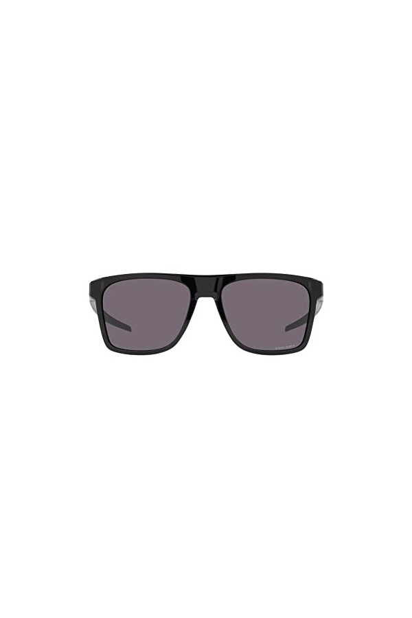 Oakley Lunettes de soleil Oo9100 Leffingwell pour homme, Encre noire/gris Prizm, 57 mm