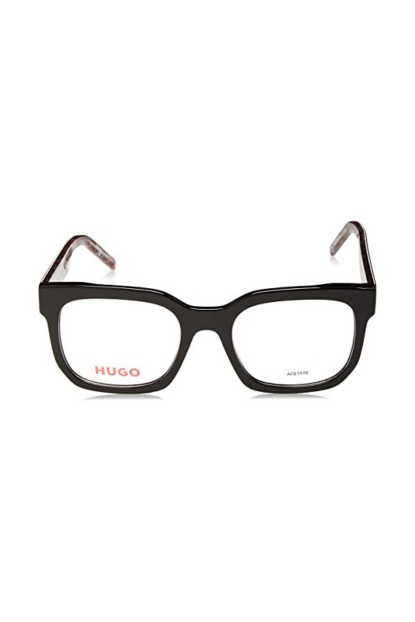 Hugo Boss HG 1223 Sunglasses, Noir Motif Noir, 53 Unisex