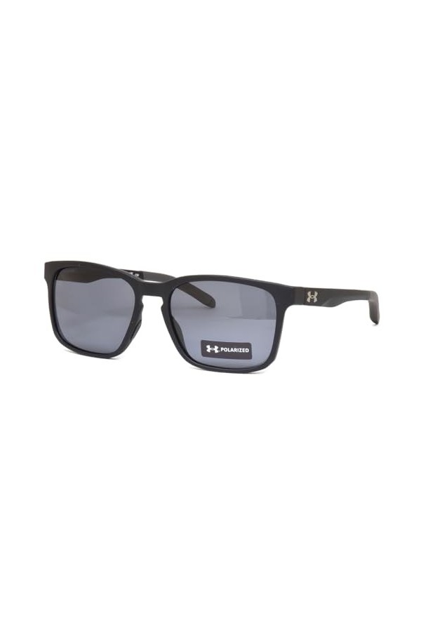 Under Armour UA Assist 2 57/17/140 Mens Sunglasses, 08A/M9 Black Grey, 57 Unisex