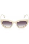 Gigi Studios Bella 6588/8 Lunettes de Soleil, Blanc, 53 Femme