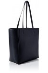 Calvin Klein Jeans CKJ, Monogram Minimal SHOPPER32 Femme, Black, Medium