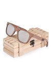 Lunettes de soleil femme Hommes Femmes luxe en bois Lunettes de soleil mode bois Lunettes de soleil femme Couleur : W AG029g