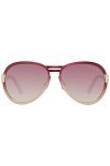 Roberto Cavalli RC1133 71U Lunettes de soleil pour femme Bordeaux 59 mm