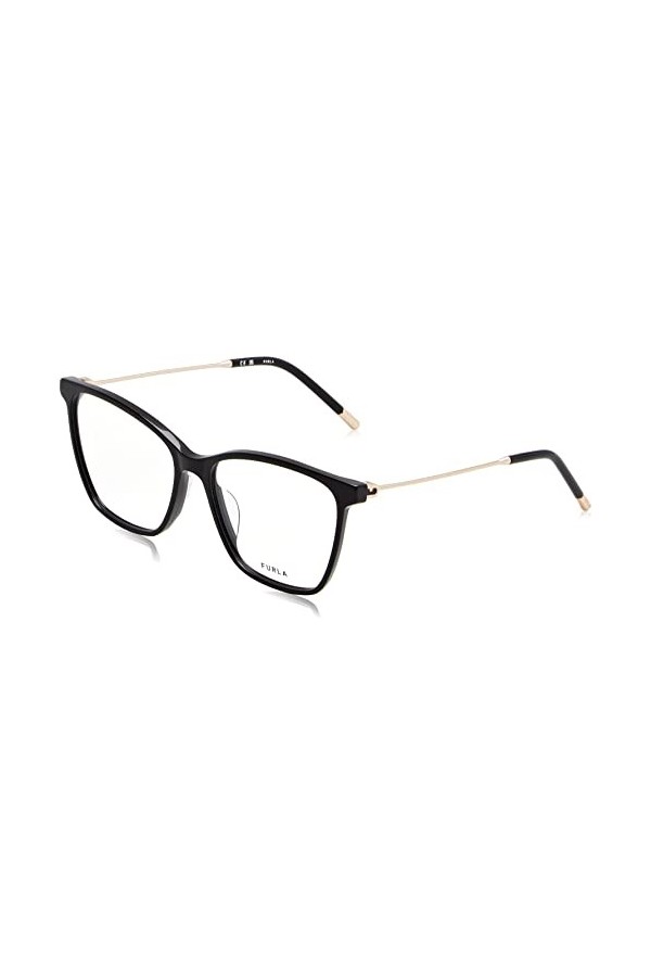 Furla Vfu635 Lunettes de Soleil, Noir Brillant, 54 Femme