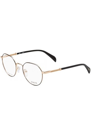 TOUS Vto430 Lunettes de Soleil, Rose Gold W/Black Parts, 50 Femme