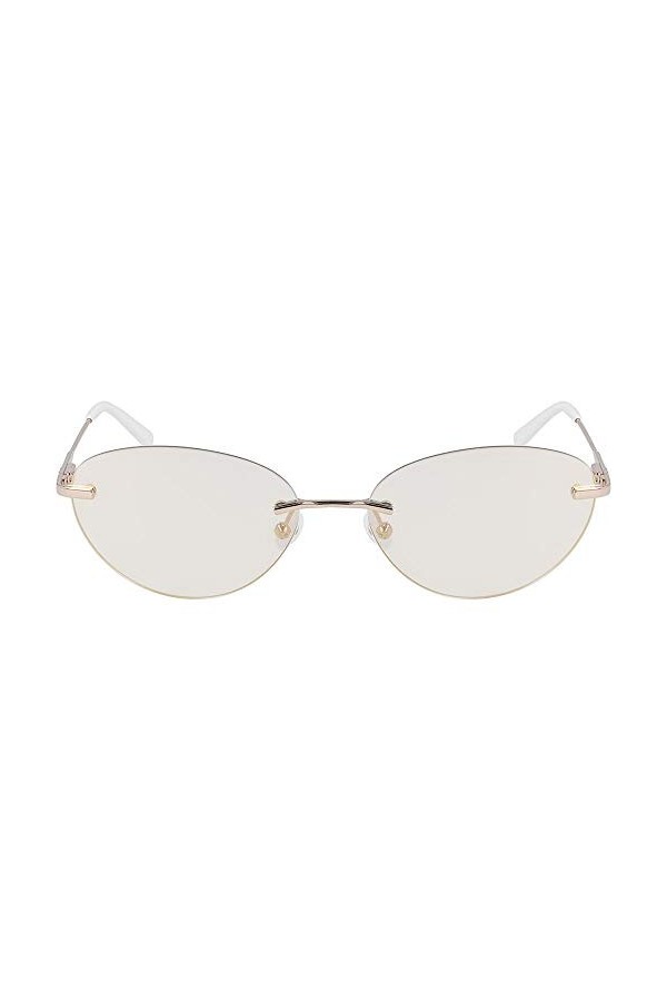 Calvin Klein CK American Essentials Lunettes de soleil unisexe 973 Crystal Iridescent mi, 57, 973 Crystal Iridescent Mi