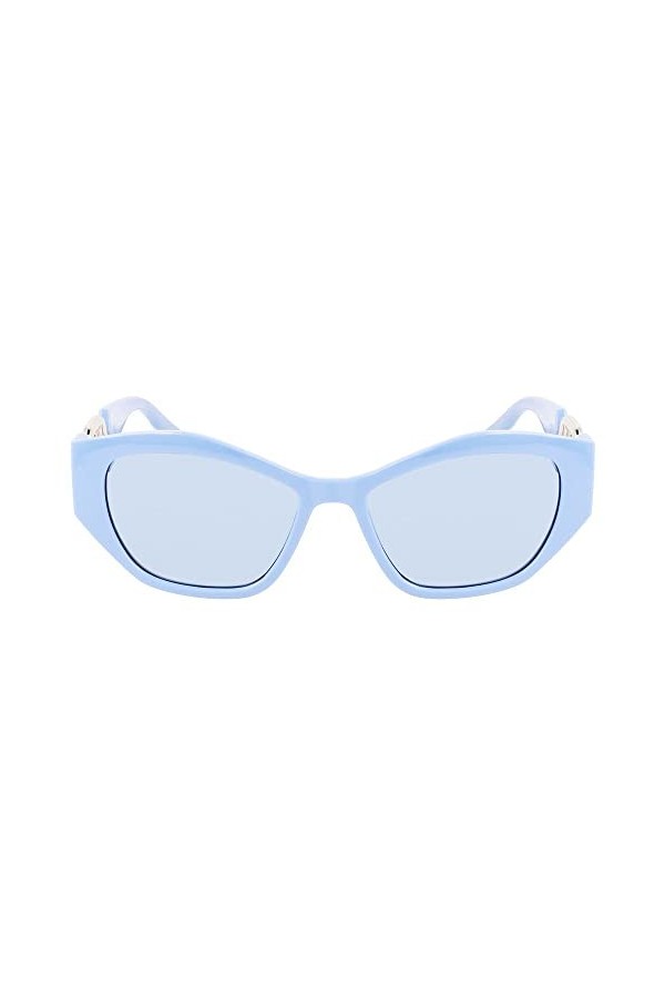 KARL LAGERFELD KL6086S Sunglasses, 450 Azure, 54 Unisex