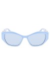 KARL LAGERFELD KL6086S Sunglasses, 450 Azure, 54 Unisex