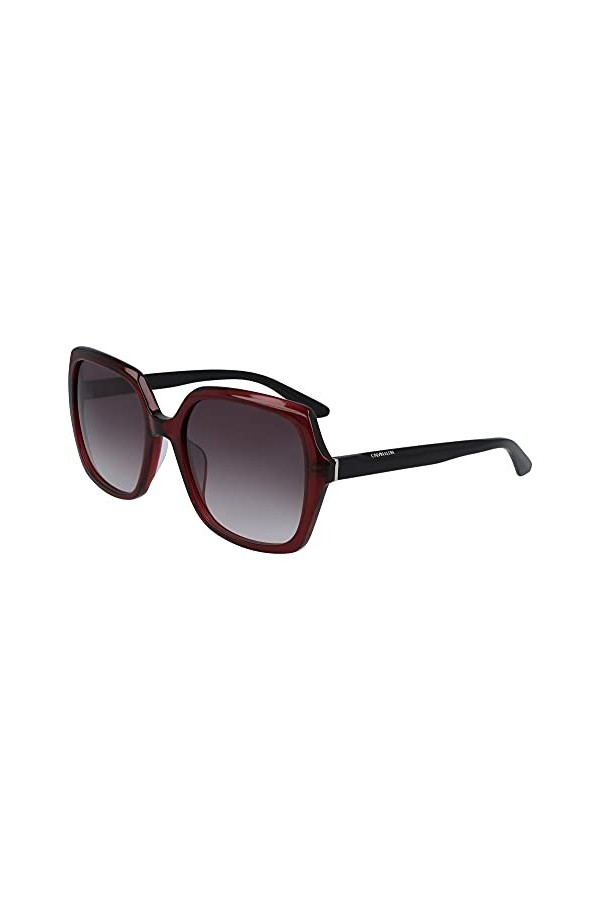 Calvin Klein CK20541S-605 Lunettes de Soleil, 605 Crystal Burgundy, Taille Unique Unisex
