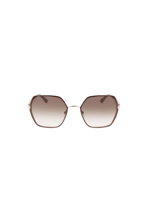 Calvin Klein CK21131S Lunettes de Soleil, Marron, L aux Femmes