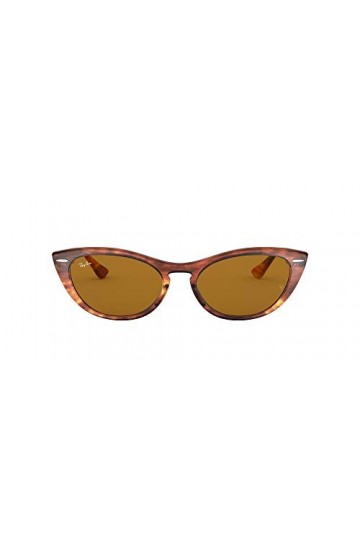 Ray-Ban 0RB4314N Montures de Lunettes, Marron Striped Brown , 53 Femme