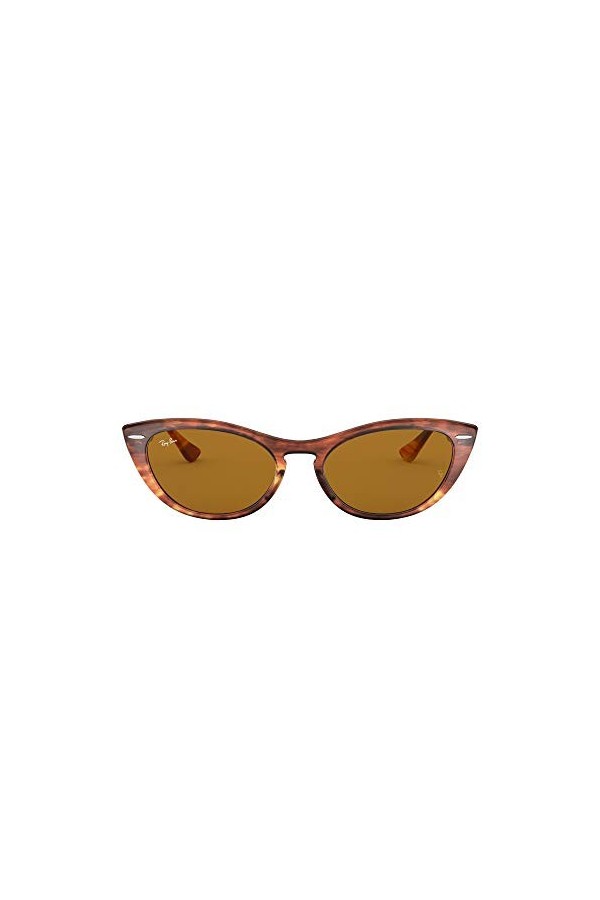 Ray-Ban 0RB4314N Montures de Lunettes, Marron Striped Brown , 53 Femme