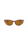 Ray-Ban 0RB4314N Montures de Lunettes, Marron Striped Brown , 53 Femme