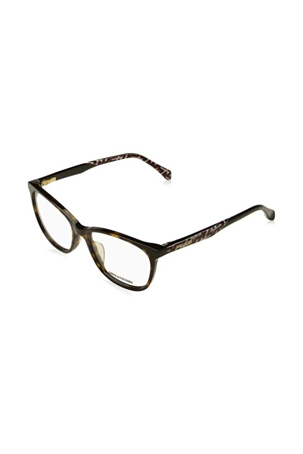 Zadig & Voltaire Vzv299 Lunettes de Soleil, Havana foncé Brillant, 52 Femme