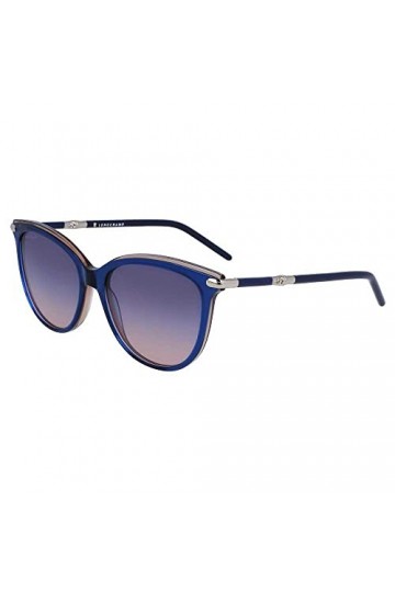 Longchamp LO727S Sunglasses, 435 Blue Rose, 54 Unisex