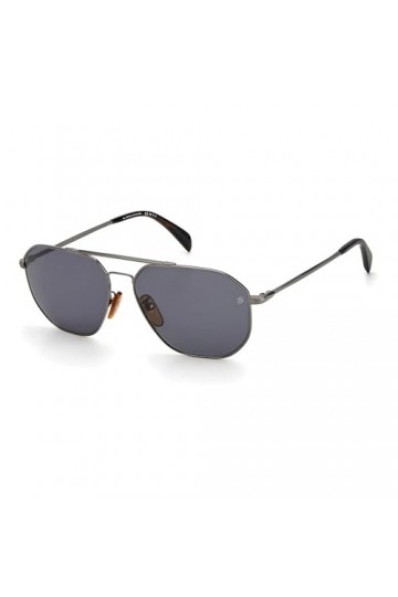 David Beckham DB 1041/s Sunglasses, KJ1/M9 DK Ruthenium, 60 Unisex
