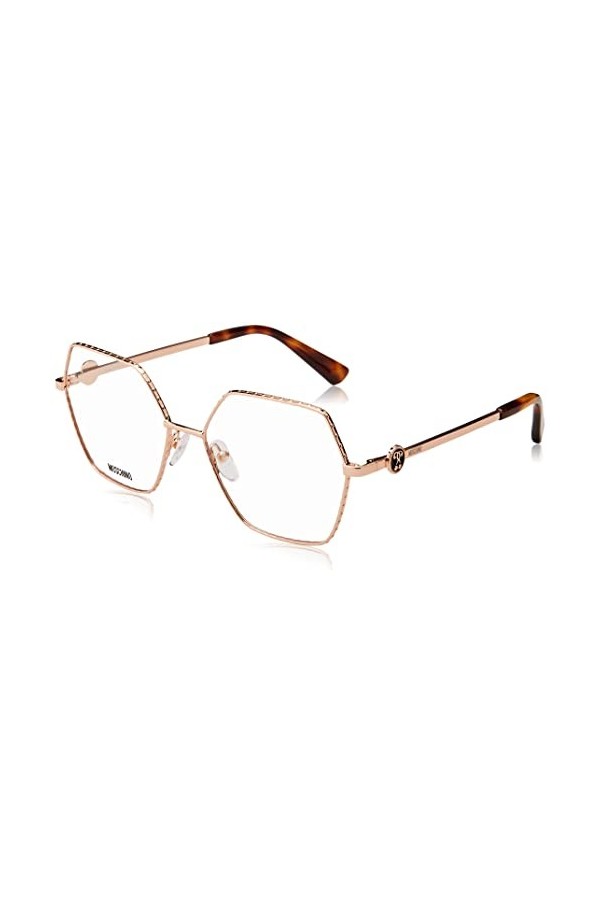 MOSCHINO Mos593 Sunglasses, DDB/16 Gold Copper, 54 Unisex