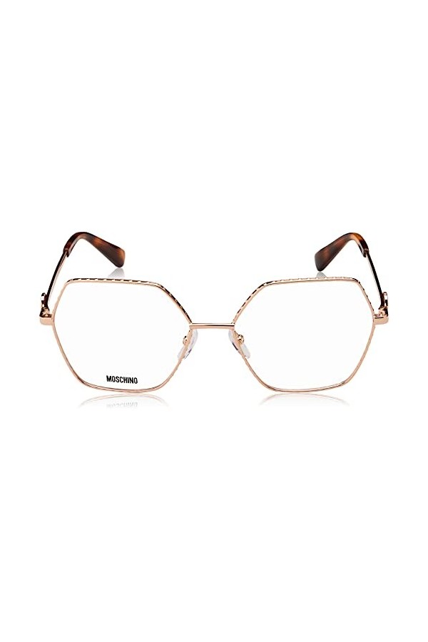 MOSCHINO Mos593 Sunglasses, DDB/16 Gold Copper, 54 Unisex