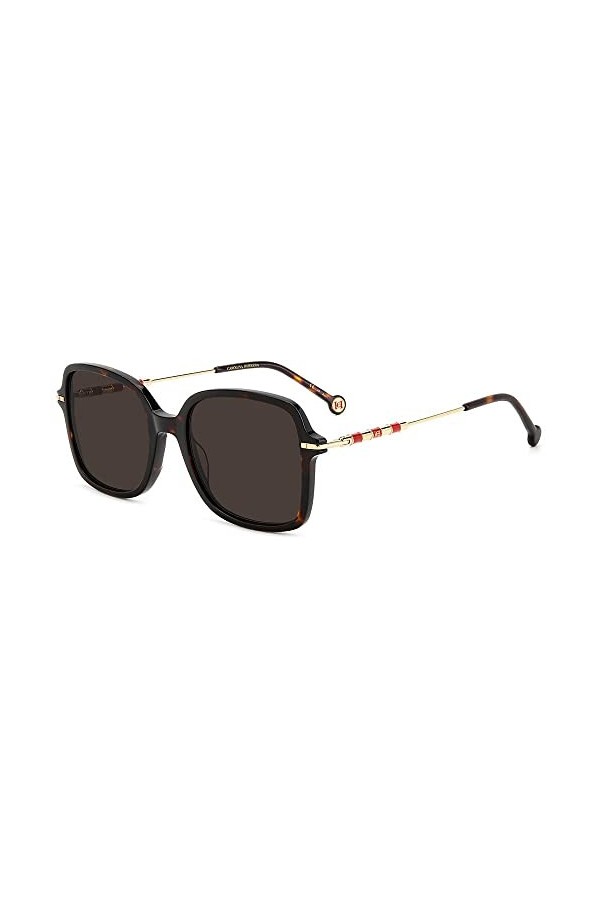 Carolina Herrera Her 0101/s Sunglasses, 086/70 Havana, 55 Unisex