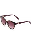 TOUS Stob20 Lunettes de Soleil, Violet/Vert/Marron Shiny Violet/Green/Brown Havana, 54 Femme