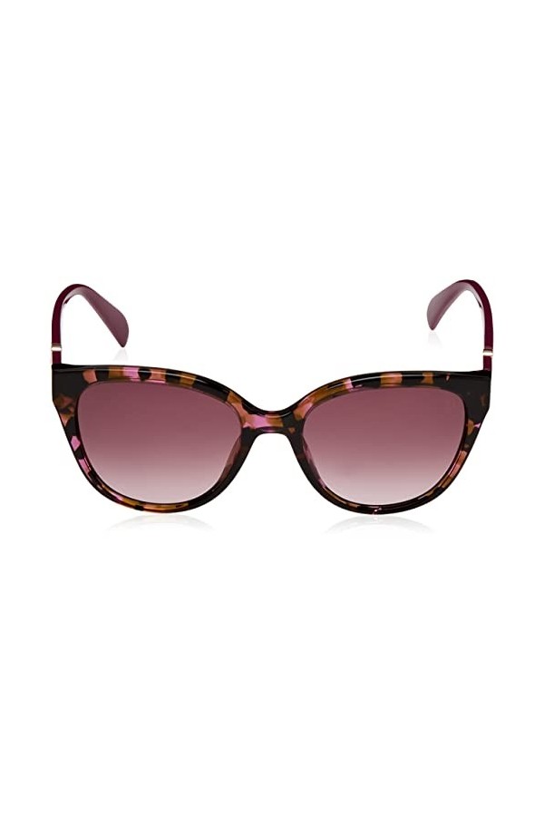 TOUS Stob20 Lunettes de Soleil, Violet/Vert/Marron Shiny Violet/Green/Brown Havana, 54 Femme