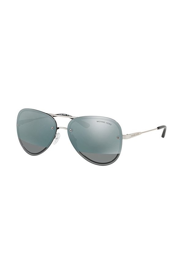 Michael Kors La Jolla 11181Y 59 Montures de Lunettes, Argenté Silver Tone/Blockgunmetalmirror , Femme