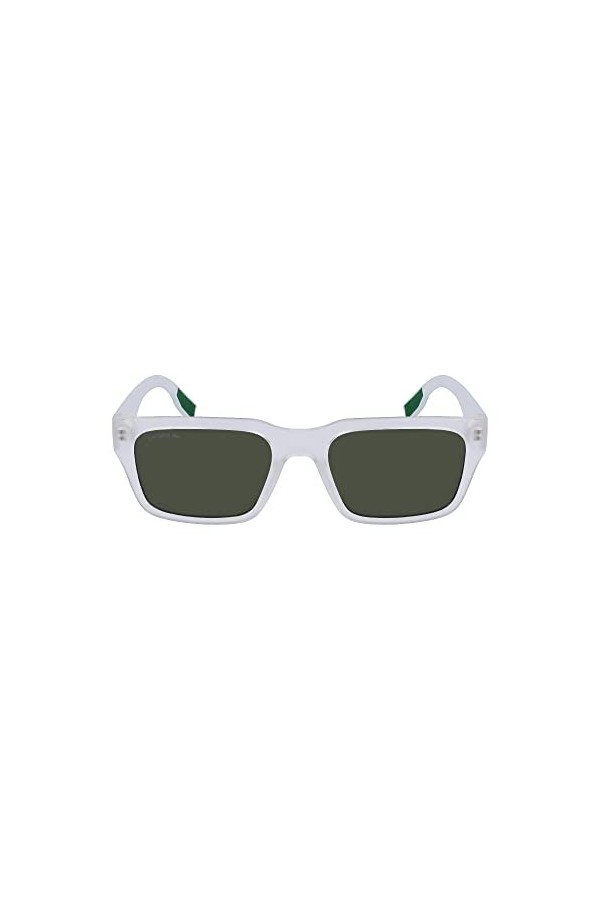 Lacoste L6004S Sunglasses, 970 Matte Crystal, 55 Unisex