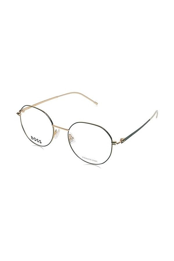 Hugo Boss Boss 1463 Sunglasses, PEF/19 Gold Green, 51 Unisex