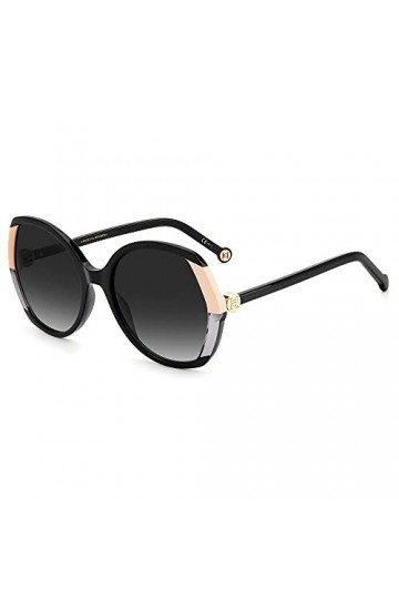 Carolina Herrera Ch 0051/s Sunglasses, KDX/9O Black Nude, 58 Unisex