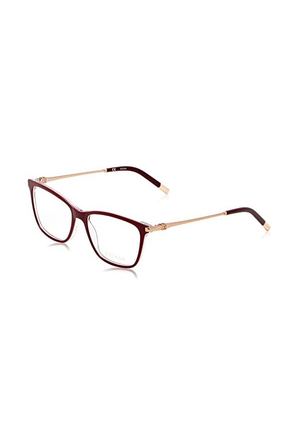 Escada Vesc65 Lunettes de Soleil, Bordeaux Brillant, 54 Femme