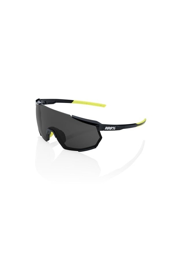 100% GAFAS RACETRAP 3.0 - Gloss Black - Verres Smoke