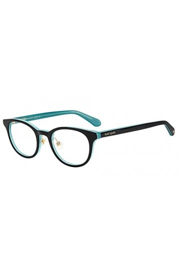 Kate Spade Baina/f Sunglasses, Black, 49 Unisex