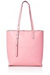 Calvin Klein Box N/s Tote W/Zipper, Cabas femme, Rose Pop Pink , 1x1x1 cm W x H L 