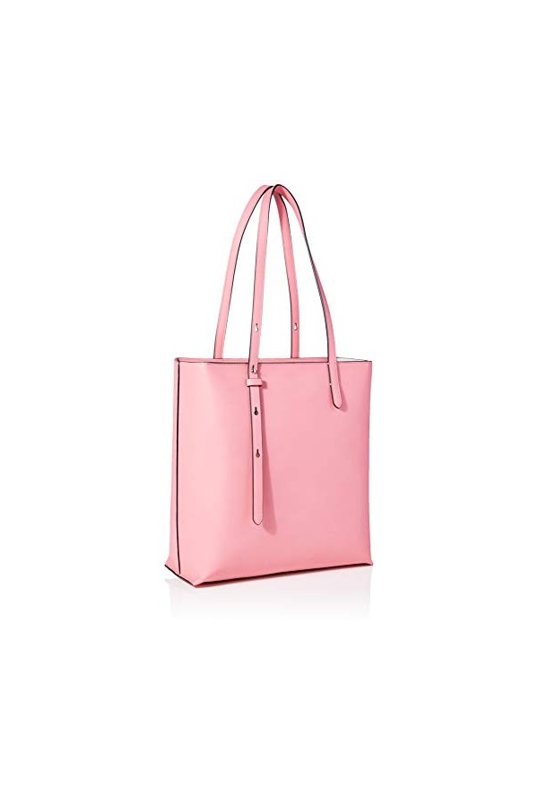 Calvin Klein Box N/s Tote W/Zipper, Cabas femme, Rose Pop Pink , 1x1x1 cm W x H L 