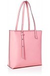 Calvin Klein Box N/s Tote W/Zipper, Cabas femme, Rose Pop Pink , 1x1x1 cm W x H L 